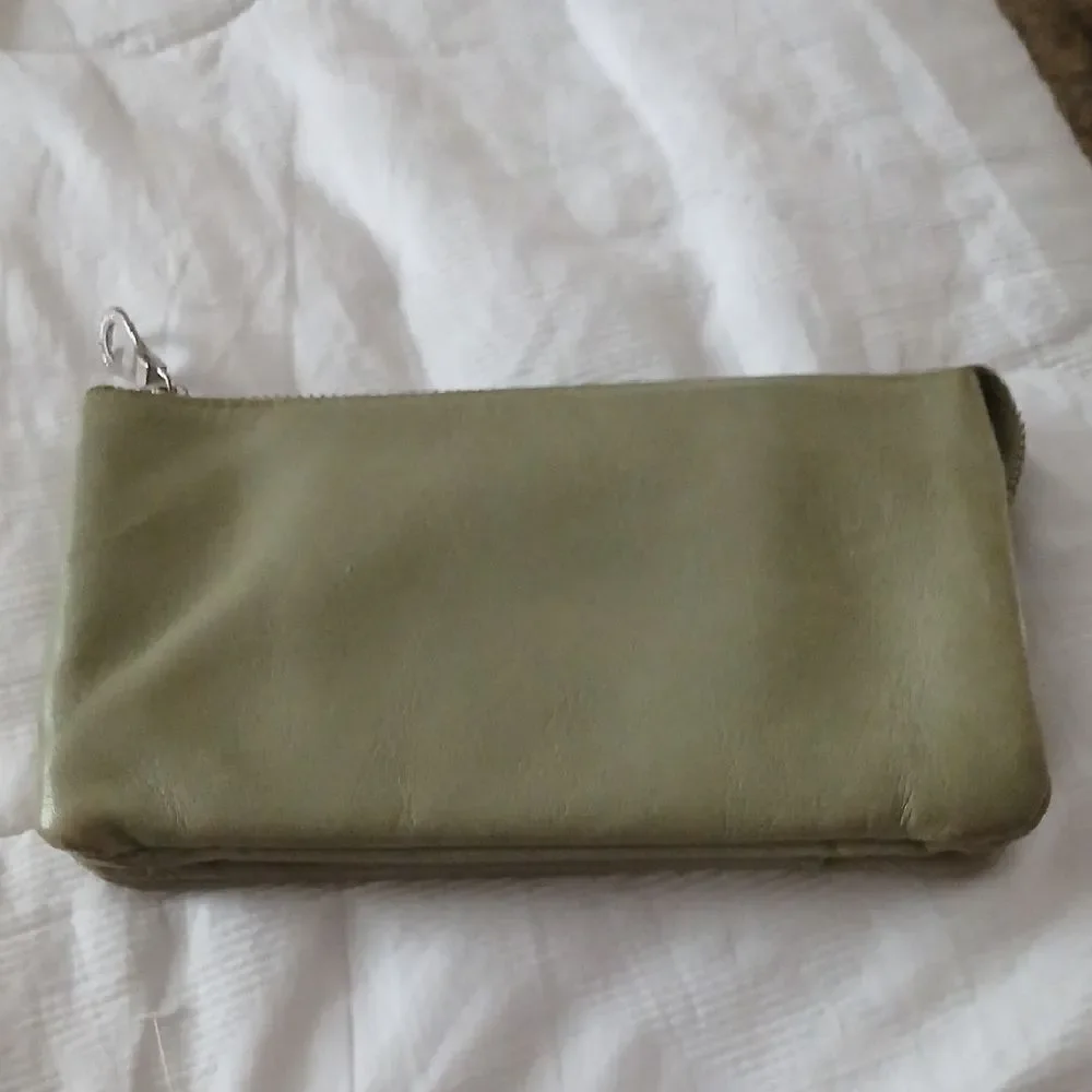 Elegant Olive Green Clutch